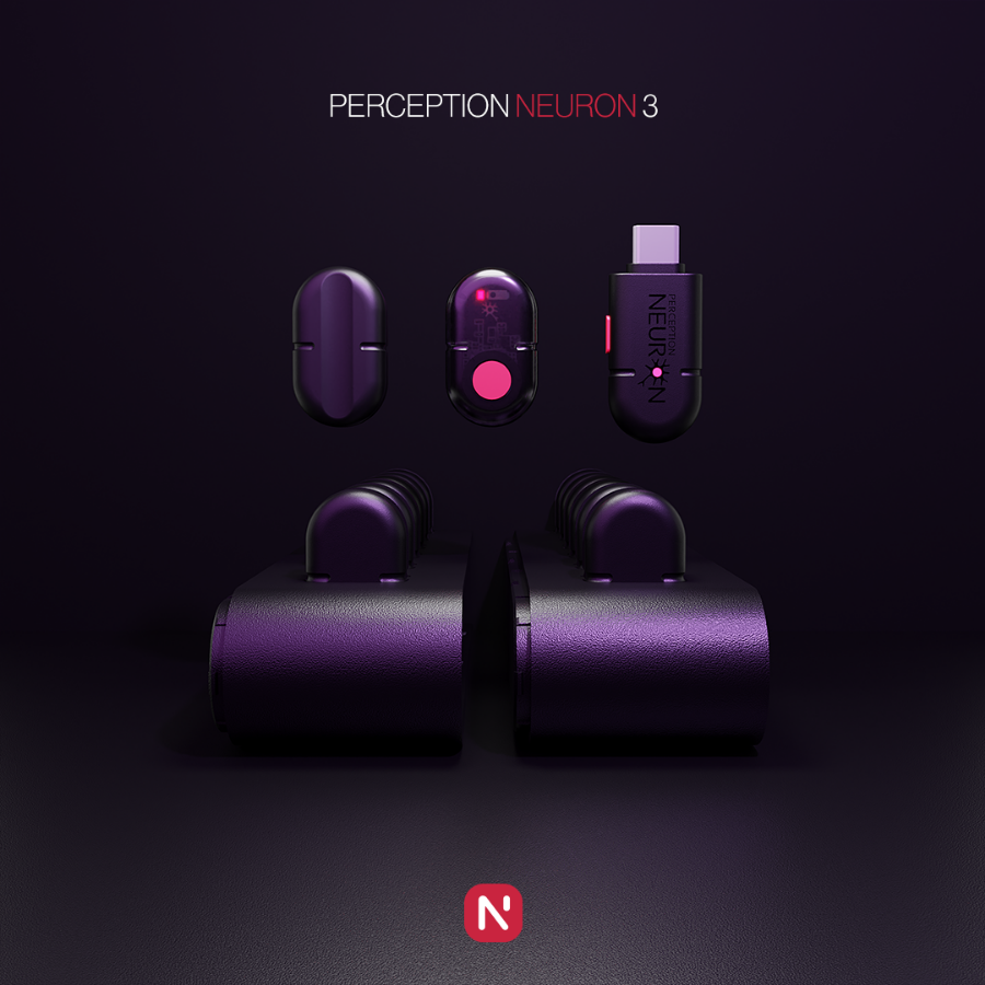 PN3 Perception Neuron Social Media 3D Render